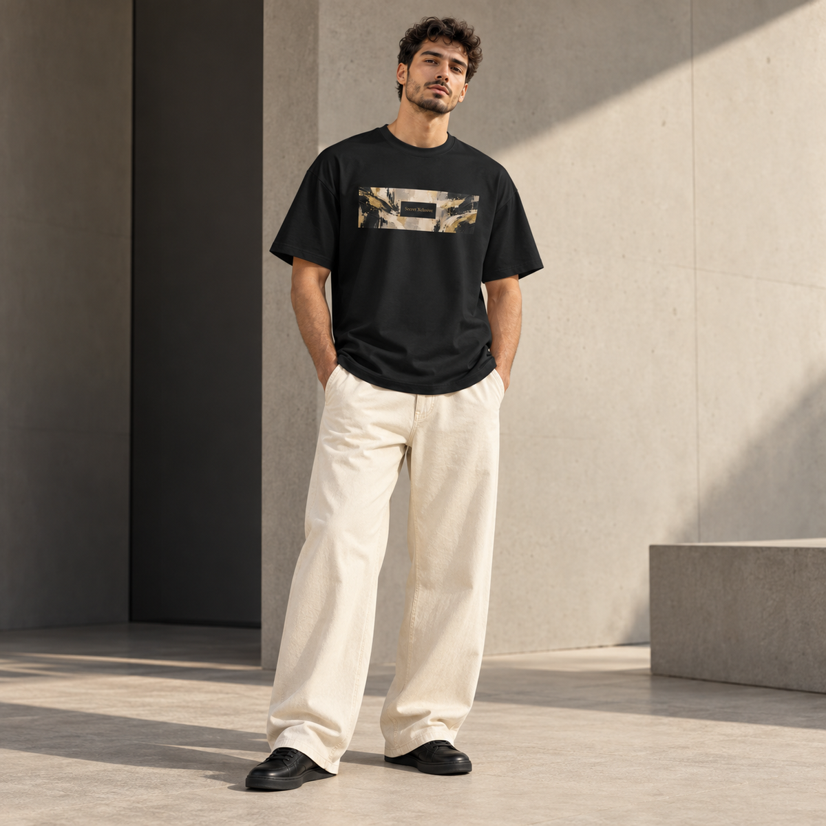Camiseta Boxy Box Logo | Secret Xclusive