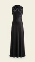 Vestido de seda estampado exclusivo