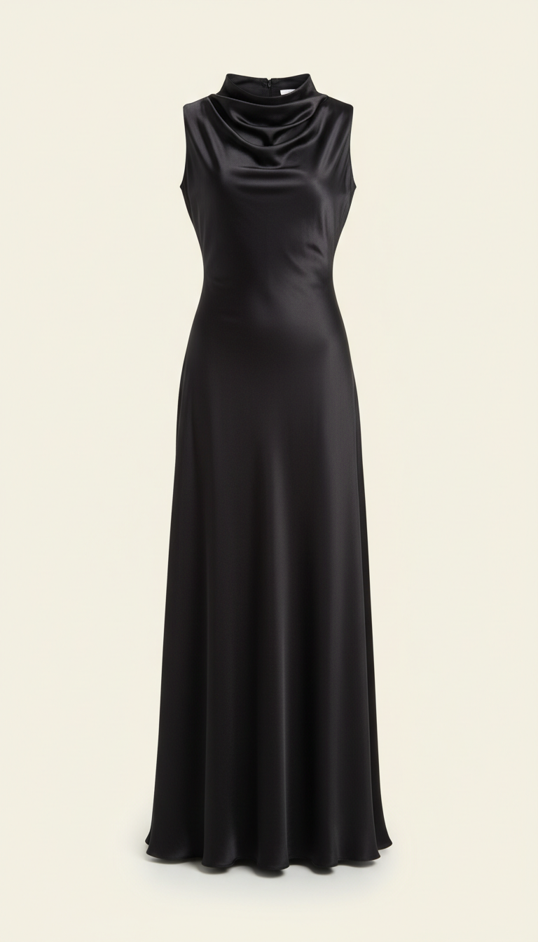 Vestido de seda estampado exclusivo