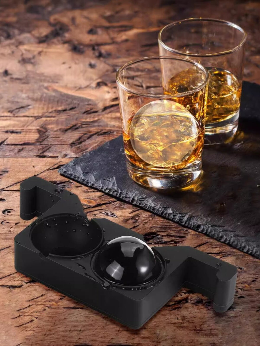 Silicone Ice Ball and Cube Mold Tray