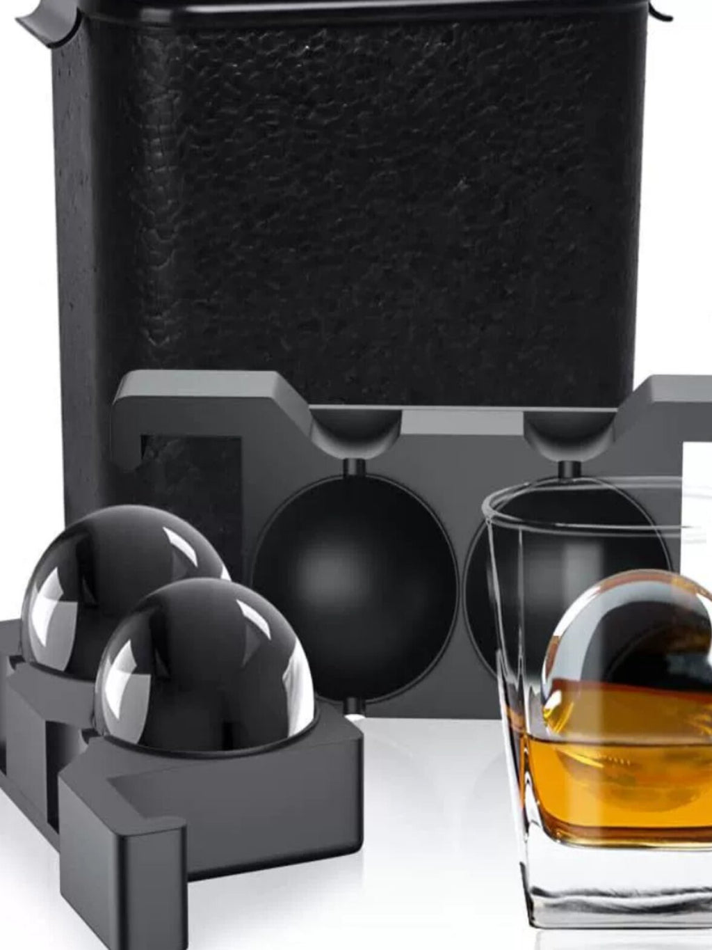 Silicone Ice Ball and Cube Mold Tray